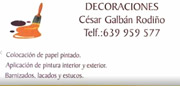 CESAR DECORACIONES